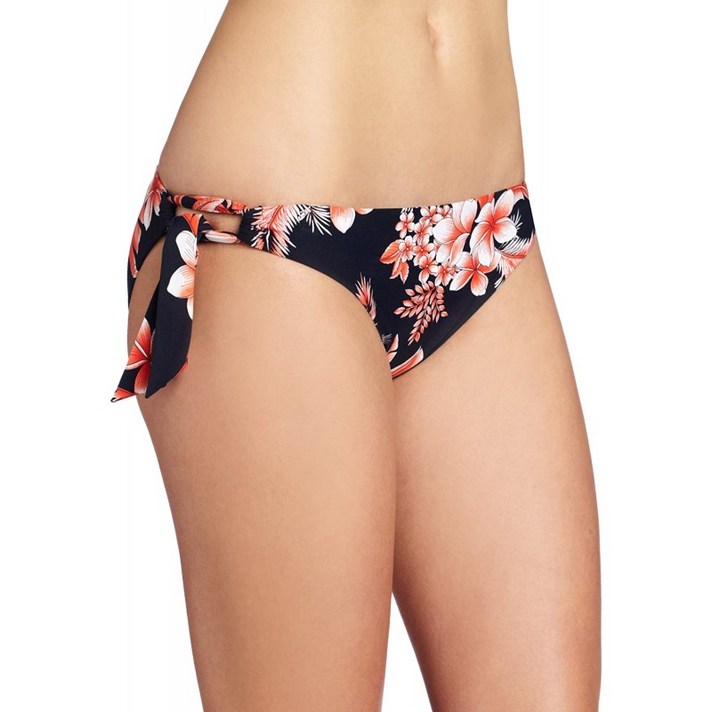 사이즈S 씨폴리스 여자 열대 비트 타이 사이드 비키니 밑단 인디고 6, 단일옵션