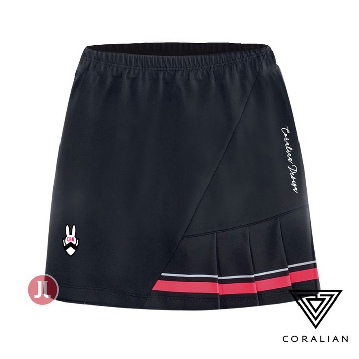 코랄리안 CSK-C6065 여성 BK 그래픽 스커트