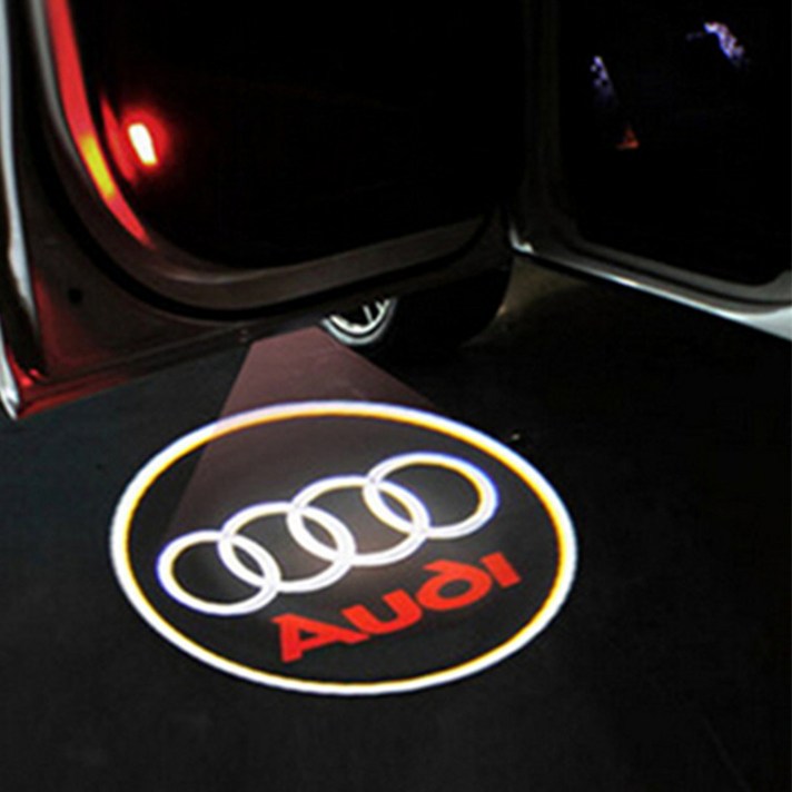 아우디 도어라이트 A4 A3 A5 A6 A7 A8 R8 TT 도어램프 세트, A타입