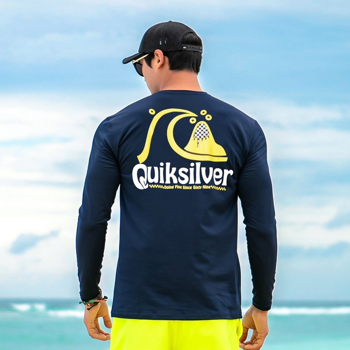 퀵실버 남성 루즈핏 래쉬가드 QS735NMT
