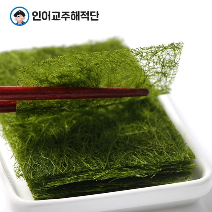 인어교주해적단 서산 구운 감태 (감태김), 1개, 6매