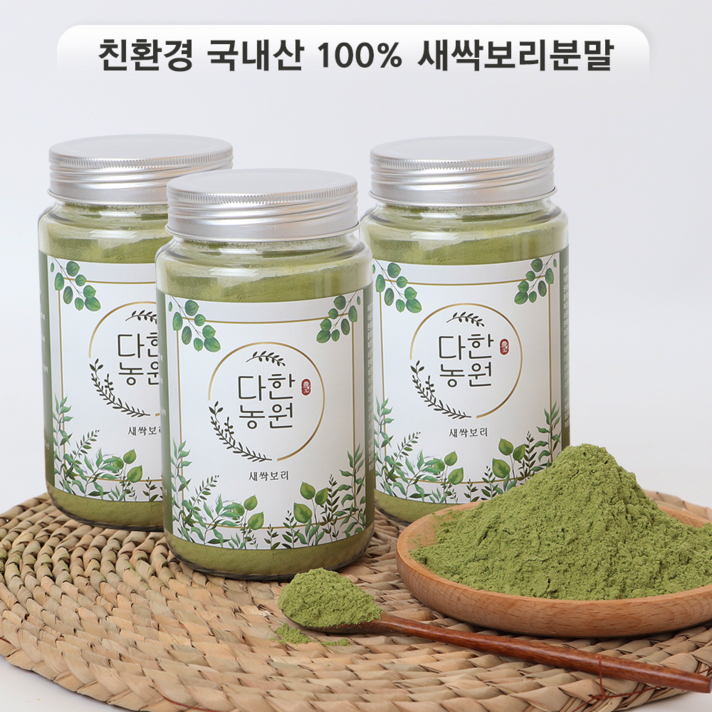 다한농원 새싹보리분말 170g 친환경 제주 국내산100%, 3개