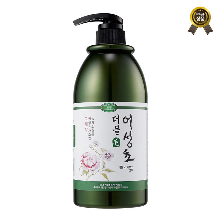 더블모 탈모관리 어성초 한방샴푸 1000g #모발건강#각질관리#두피진정, 수량, 개당 용량