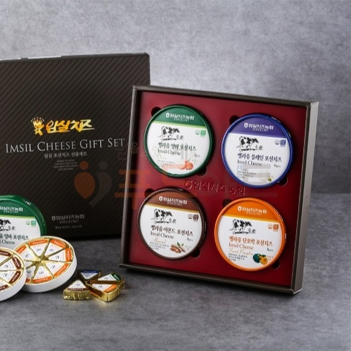 임실치즈농협 임실치즈 포션선물셋트 신선포장무료 빠른배송, 1set
