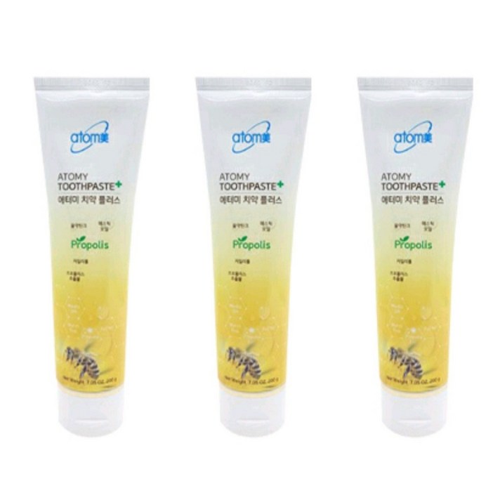 애터미 치약 플러스, 200g, 3개