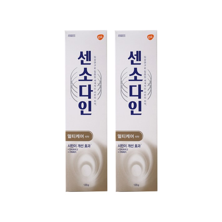 센소다인 멀티케어 치약, 120g, 2개