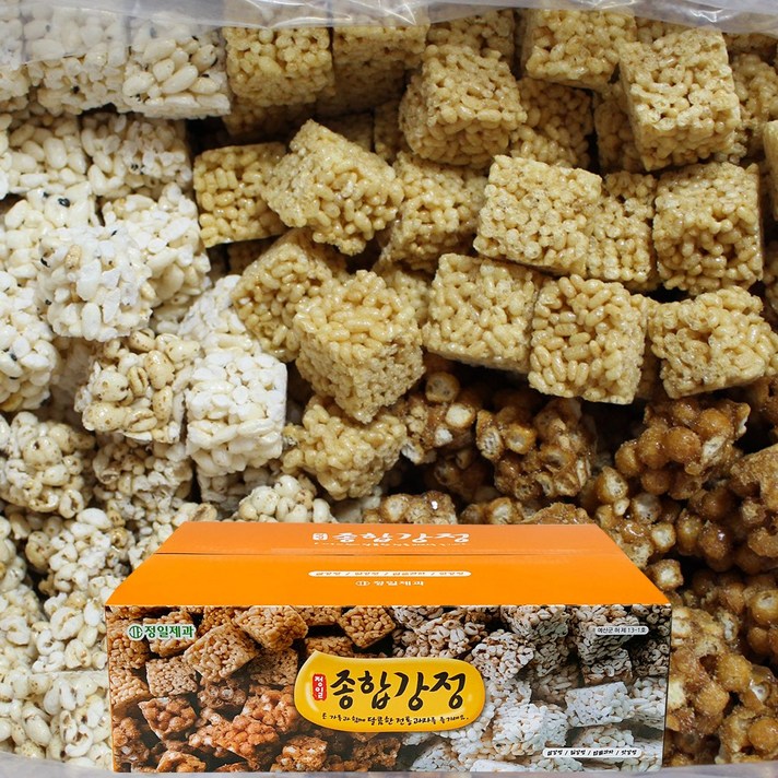 보아스몰 무료배송 정일제과 고급종합강정 1.1kg, 1box