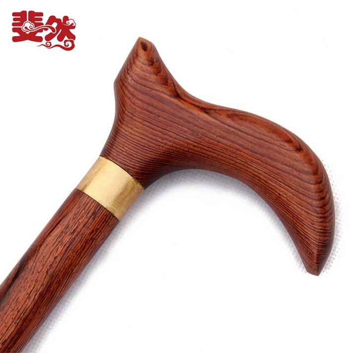 필 연 홍 목 지팡이 지팡이 노인 원목 등산 지팡이 조행 기 흑 단목 조각 부모님 생신 선, 1개