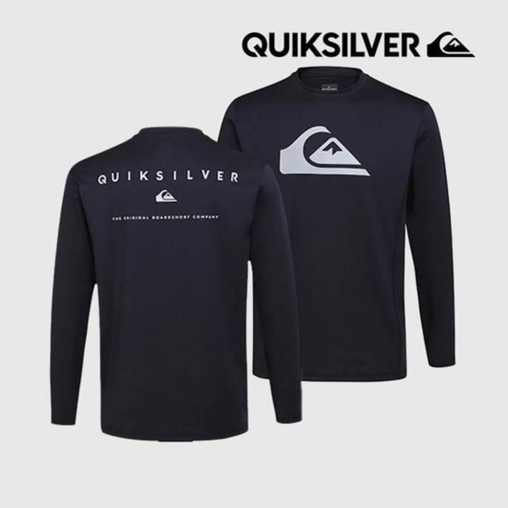 [매장정품] 퀵실버 남자 루즈핏 래쉬가드 스트릭5 BLACK