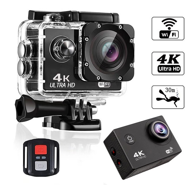 노바텍 SJ9000X ELITE PRO2 4K WiFi 리모컨 터치 액션캠 SJ4000 미니 VR 스포츠 수중 스포츠 카메라 항공사진 방수 무선 와이파이, 메모리카드없음