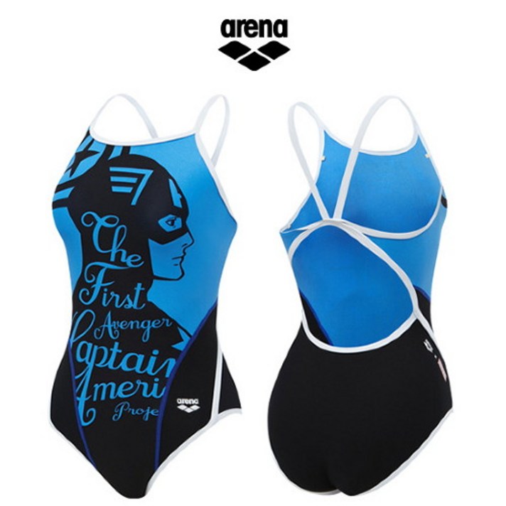 [아레나]A AVBCO92BLU 여성 선수 원피스 수영복