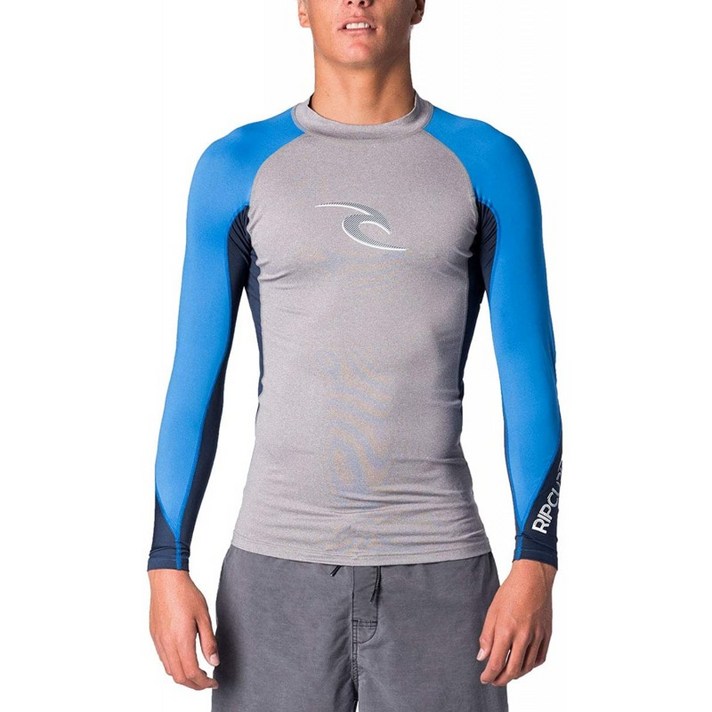 립컬 남성 웨이브 L/SL Uv Tee 래시가드 라이트 그레이/LGY S