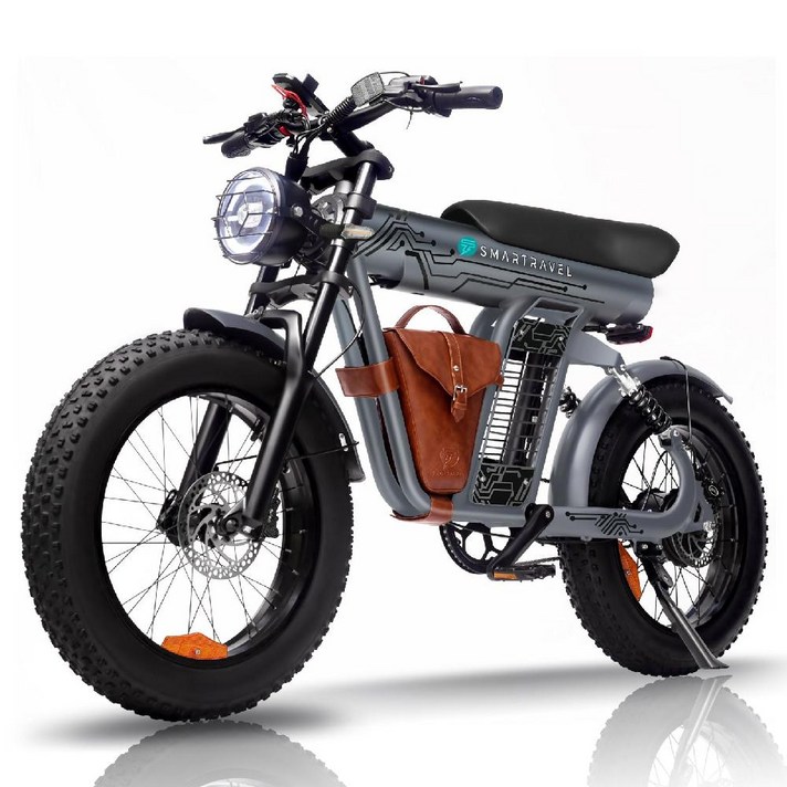ROCKET 전기자전거 MTB 팻바이크 1000W 산악자전거 20인치 관부가세 화물비지원