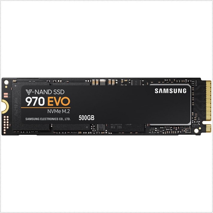 삼성전자 970 EVO 500GB NVMe PCIe M.2 2280 SSD, MZ-V7E500BW