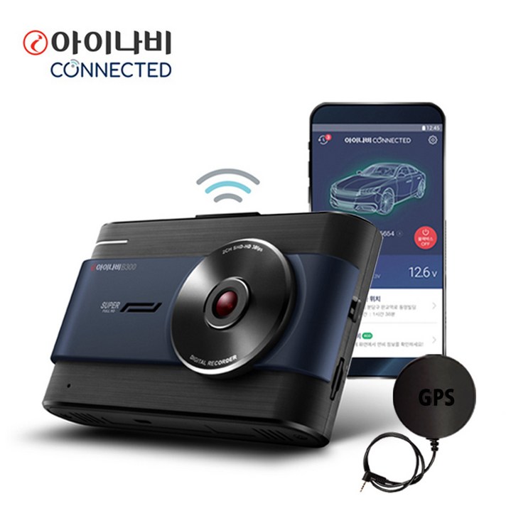 (출장장착+GPS)B300 32GB 슈퍼풀HD 2채널 블랙박스 2K 아이나비, (무료출장장착+GPS)B300 32GB 2채널