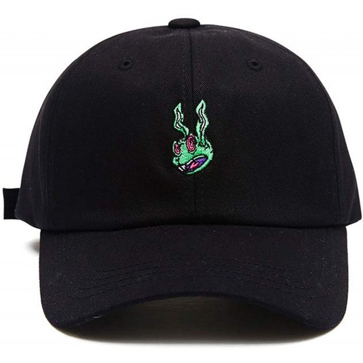 [비 에스 래빗]남녀 공용 엔브로 이더리 능직 무명 솔리드 컬러로 캡 베이스볼 캡 TRIPPY RABBIT BLACK[F