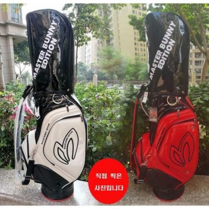 캐디백 마이스터 버니 에디션 토끼 골프백 7구, 레드