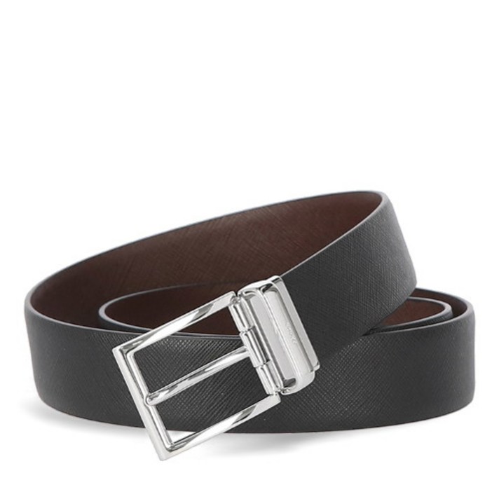 프라다 [프라다] 2CC467 053 F00XF 남성 사피아노 양면 벨트