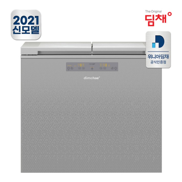 [K쇼핑]공식판매 21년형 딤채 뚜껑형 김치냉장고 EDL18EFWPSS (174L)