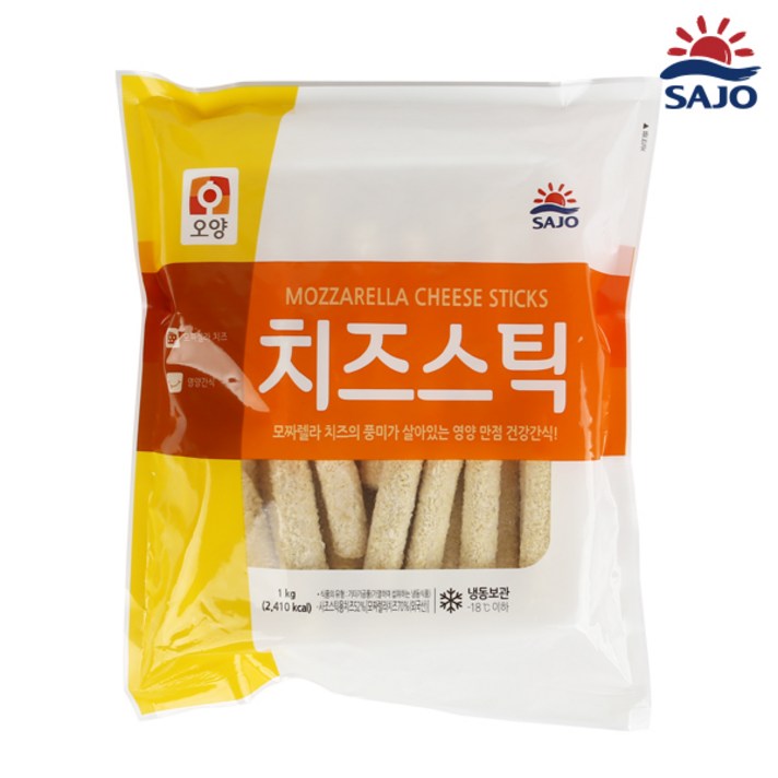 사조오양 치즈스틱 1kg 식품 > 냉장/냉동식품 냉장냉동 간편조리 기타냉장냉동요리, 1″> </div>
<div class=