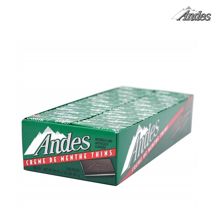 Andes 앤디스 크림 데 민트 초콜릿 120개입 567g