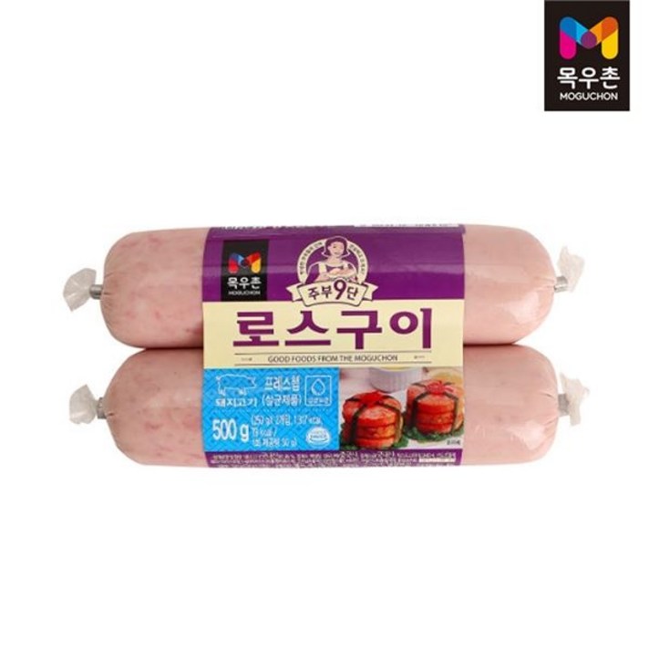 베스트식품_무배 목우촌 주부9단 로스구이햄 500g 6개, 단품/단품