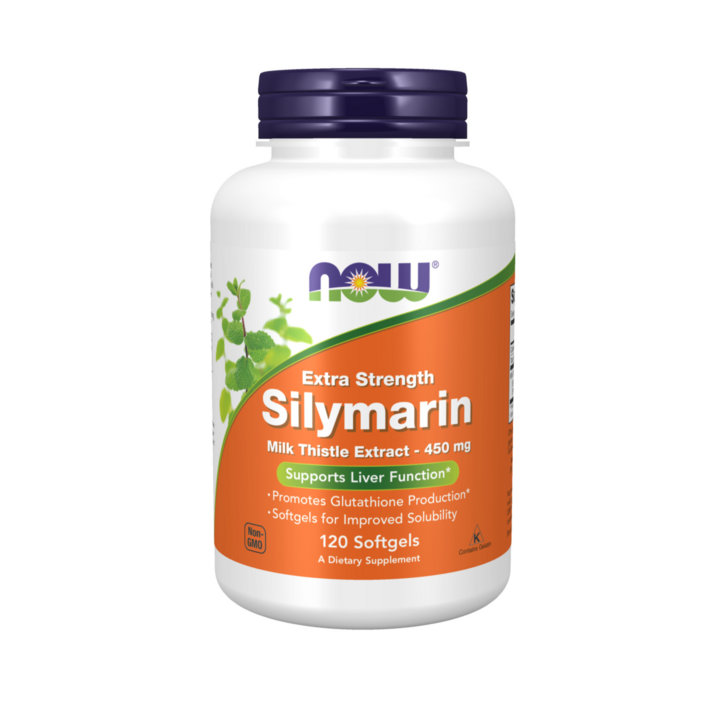 Now Foods 실리마린 밀크 시슬 추출물 450mg 소프트젤, 1개