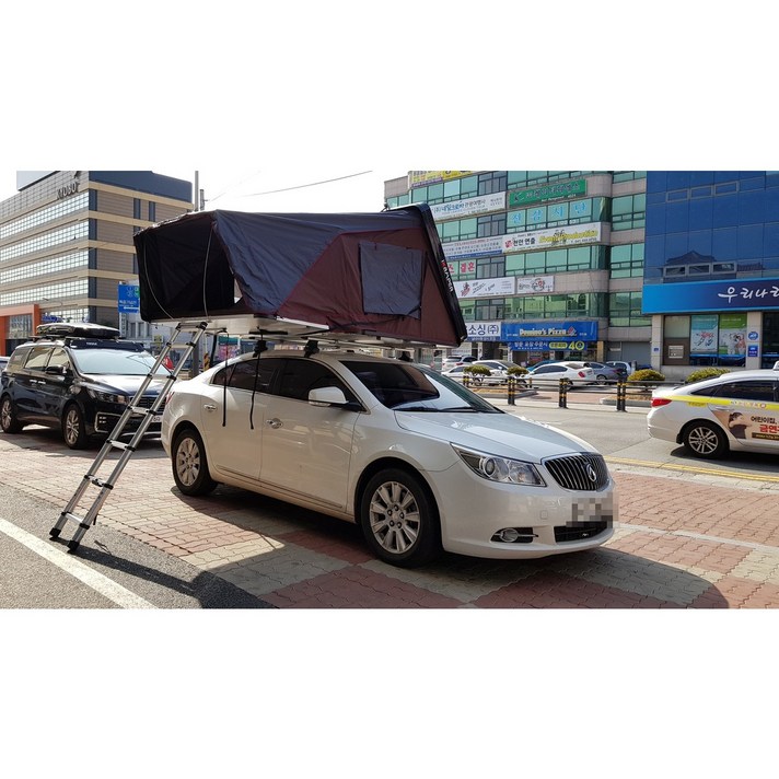 SUV 승용차용 루프탑텐트 하드탑텐트 아이캠퍼 스카이캠프 4인용 설치 해체 1분