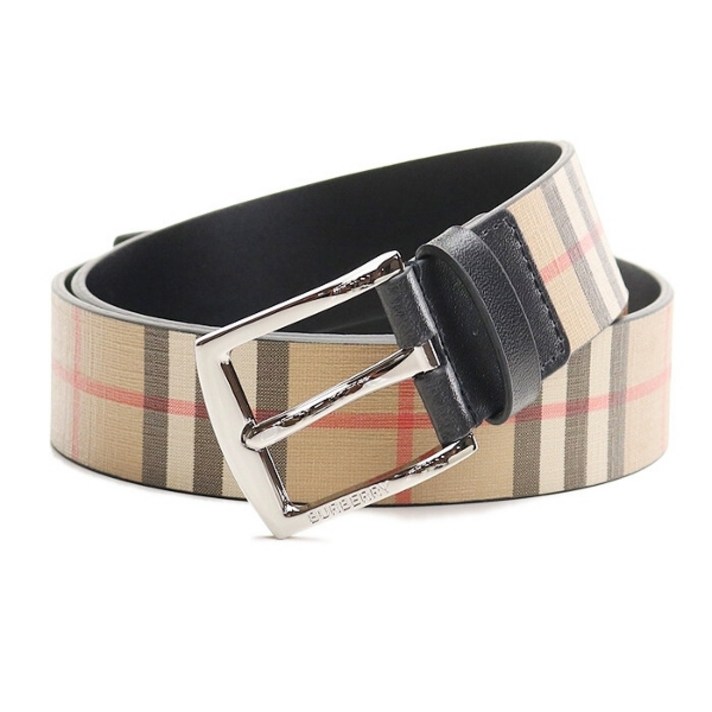Burberry 21SS 버버리 8025675 그레이 35 빈티지 체크 벨트