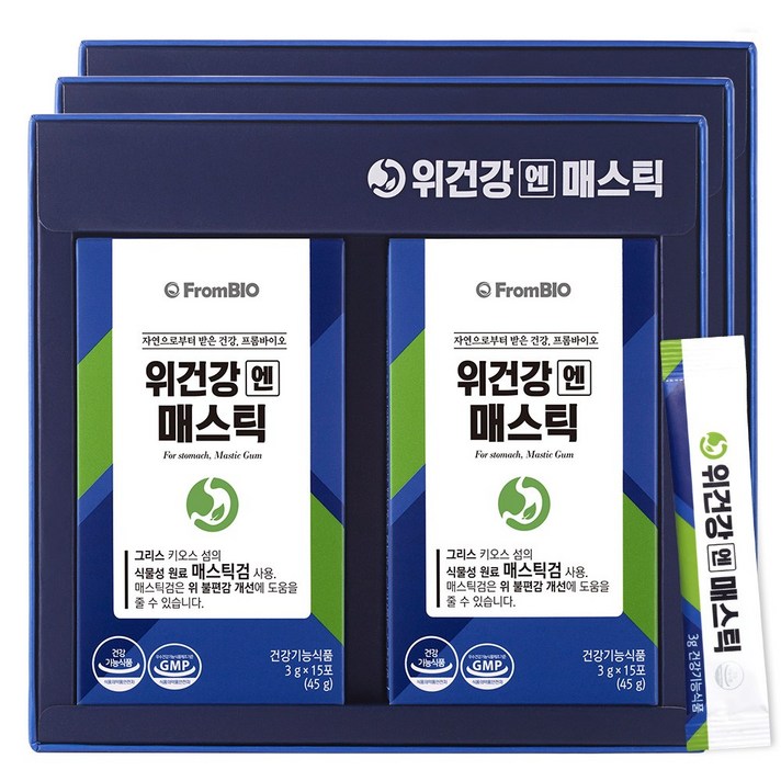프롬바이오 위 건강엔 매스틱, 3g, 3개월, 90포