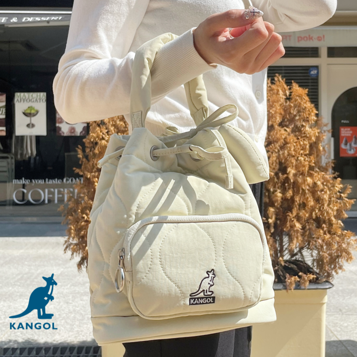 캉골KANGOL QB 버킷백 퀼팅 데일리 복조리백 캉골KANGOL QB 버킷백 퀼팅 데일리 복조리백