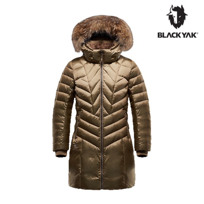블랙야크 여성 B5XR7 구스다운자켓 골드 1BYPAW6504