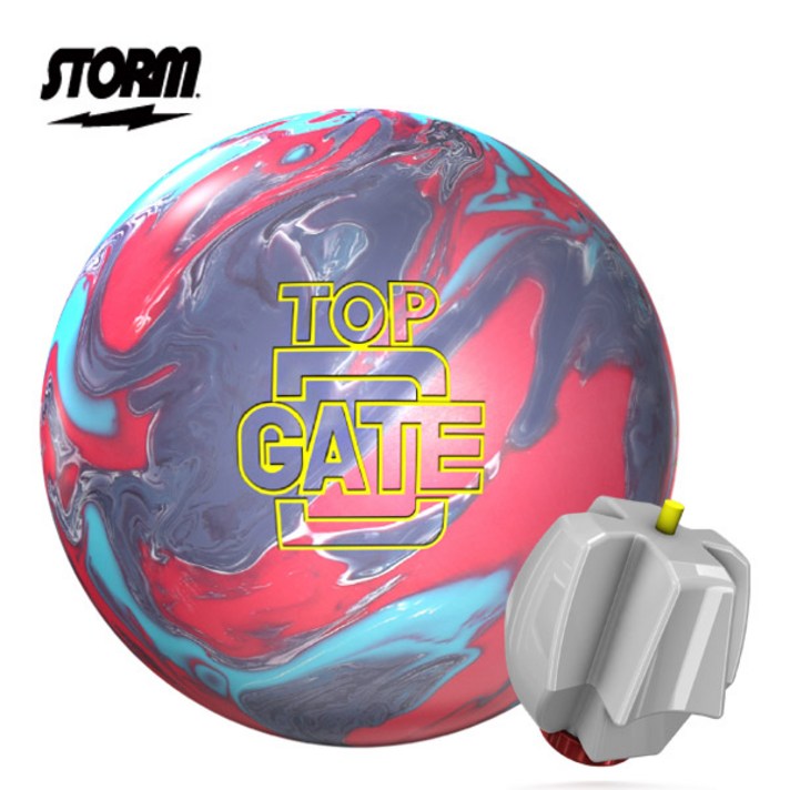 와우볼- 스톰 탑 게이트 STORM 탑게이트 공인구 볼링공 소프트볼/훅볼+시소백