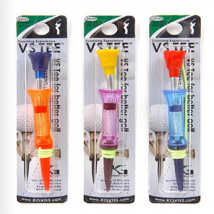 특허받은 골프티 VS101 (Long & Short Golf Tees) 3개