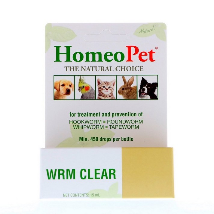 HomeoPet WRM Clear 해충 클리어 15ml, 1개