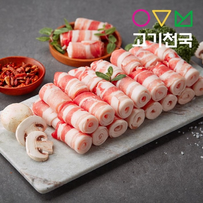 고기천국 대패삼겹살(구이용) 400g, 1팩