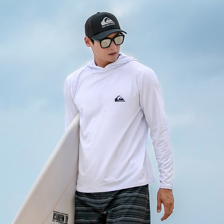퀵실버 남성 후드 래쉬가드 QS643WMT
