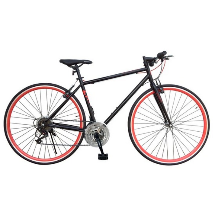 캣츠 일상용 자전거 21단 하이브리드 자전거 700C, 상세설명 참조, 캣츠21단_블랙,레드/미조립박스_공구미포함