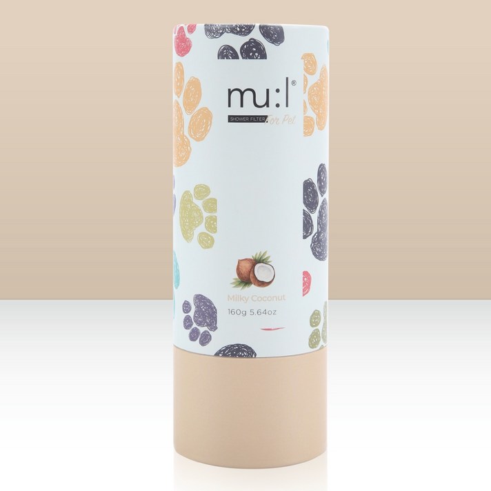 MUL(물) [프리미엄] 물(MUL) 천연 비타민 샤워기필터 펫전용, 1개