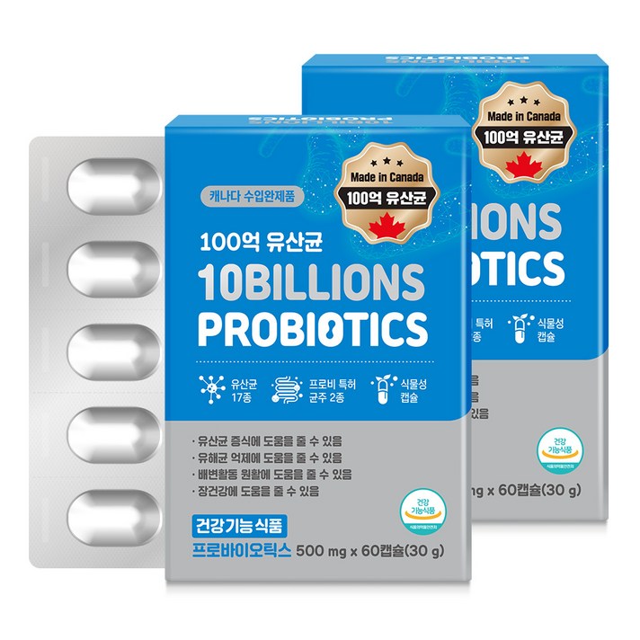 자연의품격 100억 유산균 프로바이오틱스, 30g, 2박스