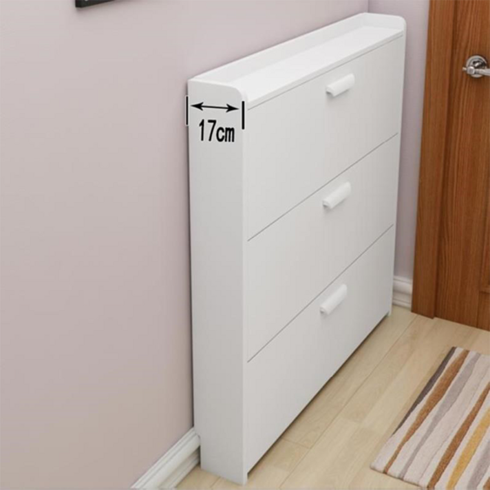 1인용 3단 슬림 현관신발 정리 DIY 폴딩 신발장 Opl, 단층(높이45cm)
