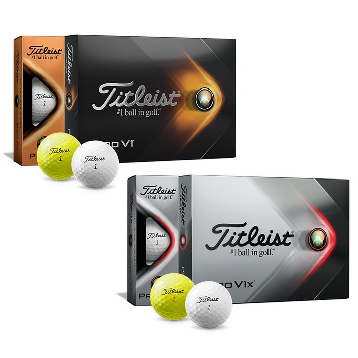 타이틀리스트 2021년 PRO V1V1X 골프공 12구, (21)_ProV1 화이트