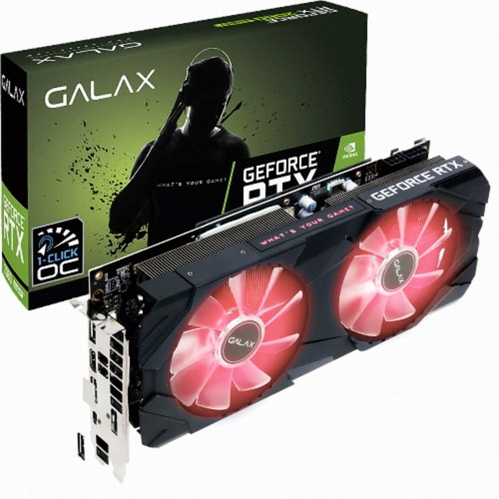 갤럭시 GALAX 지포스 RTX 2060 SUPER EX BLACK OC D6 8GB 그래픽카드, 갤럭시 GALAX 지포스 RTX 2060 SUPER EX BLACK OC D6 8GB