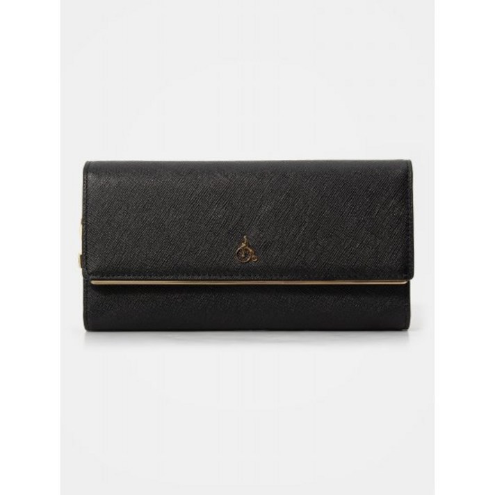 여성 블랙 루시 3단 장지갑 (BE01A4T015)