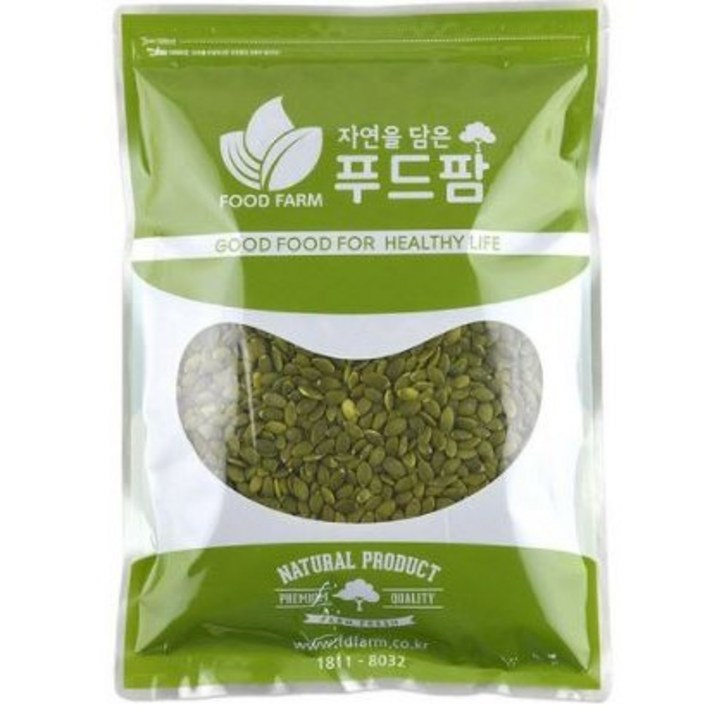 호박씨 특A급 1kg 햇 깐호박씨 탈각호박씨, 2팩