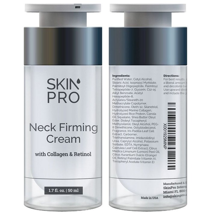 SkinPro 스킨프로 넥 퍼밍 크림 안티 에이징 스킨 타이트닝 세럼 마린 콜라겐 펩타이드, 상세페이지참조, 상세페이지참조