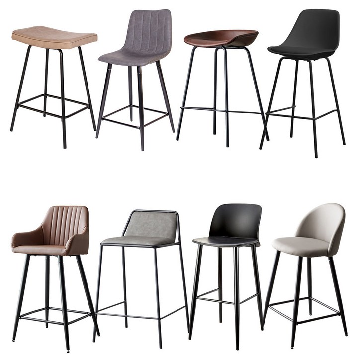 아일랜드 홈바의자 바텐의자 아일랜드식탁의자 바체어, 03. 루시바텐, 화이트