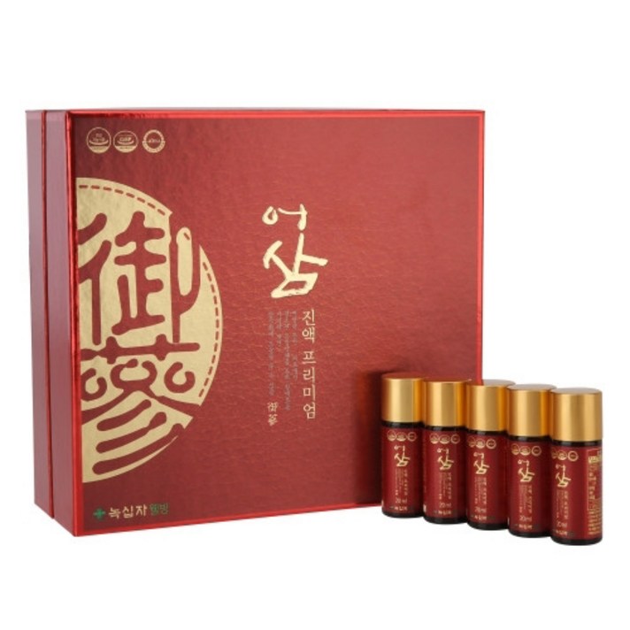 녹십자 엄선된 국산 6년근 홍삼 어삼 진액 프리미엄 골드, 1개, 20ml X 30병