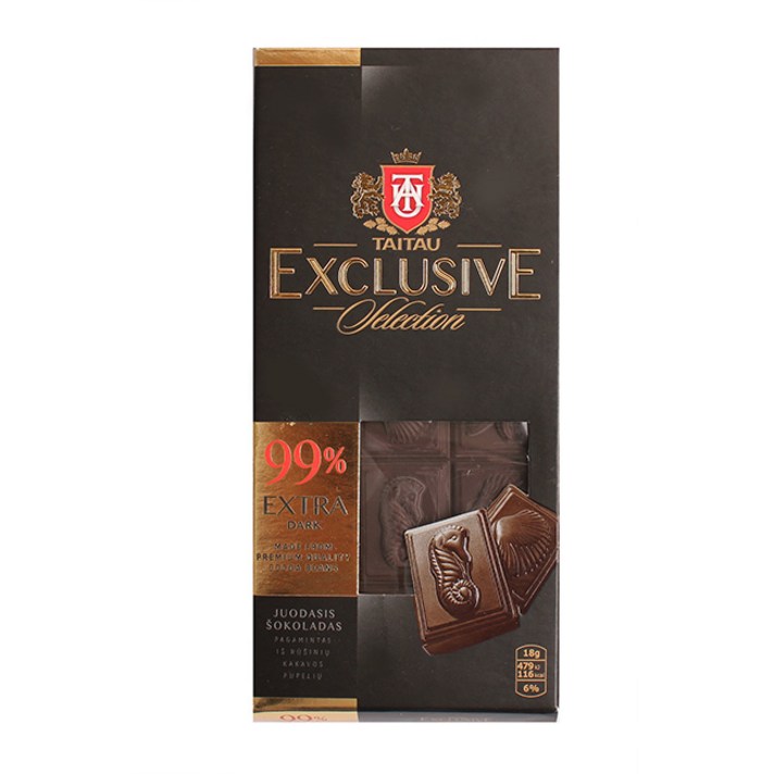 익스클루시브 다크 초콜릿 99% 수입 고급 초콜릿, 01_익스클루시브 다크초콜릿99%