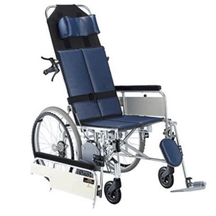 [케어쉴드] 침대형 접이식 거상형휠체어 병원휠체어 HAL-48(22D) 복지용구(대여 3개월), 단품